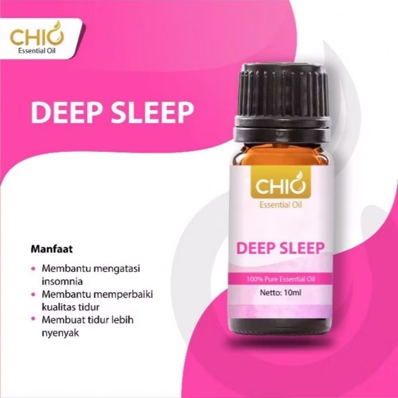 Chio Essentials Oil Deep Sleep Minyak Aromaterapi Deep Sleep 10 ML