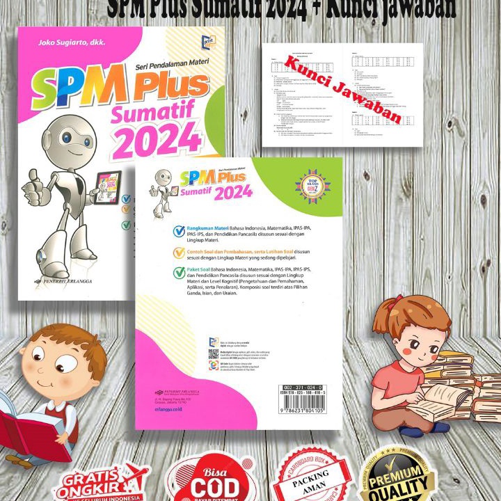 TERMURAH buku spm plus sumatif 224 untuk sdmi plus kunci jawaban