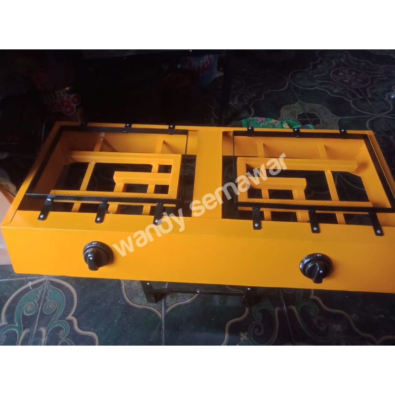 kompor pukis / kompor kue pancong 2 tungku