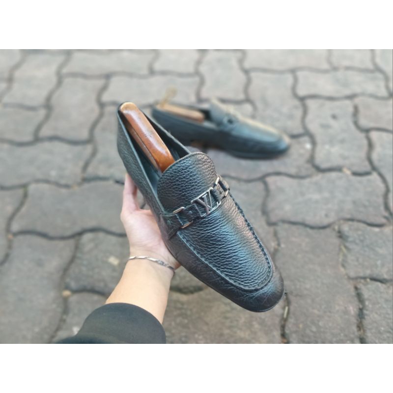 sepatu louis vuitton loafers second original made in italy