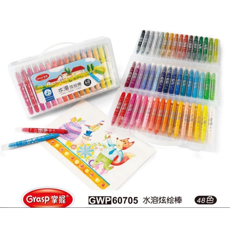 

KODE O8X CRAYON GRASP CRAYON GRASP MATA SEDANG SILKY CRAYON WATER SOLUBLE CRAYON KRAYON WARNA 62