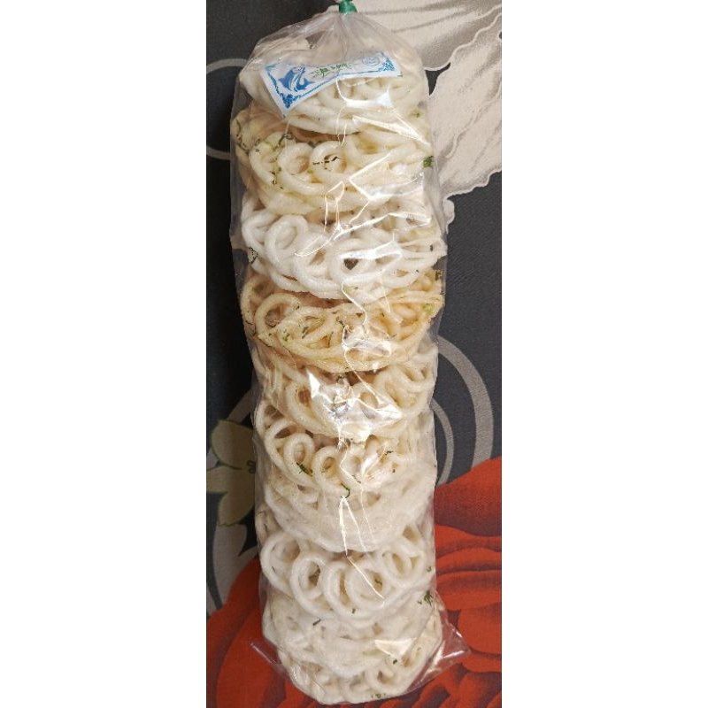 

KERUPUK IKAN KERITING / KERUPUK MAWAR ISI 10 GURIH