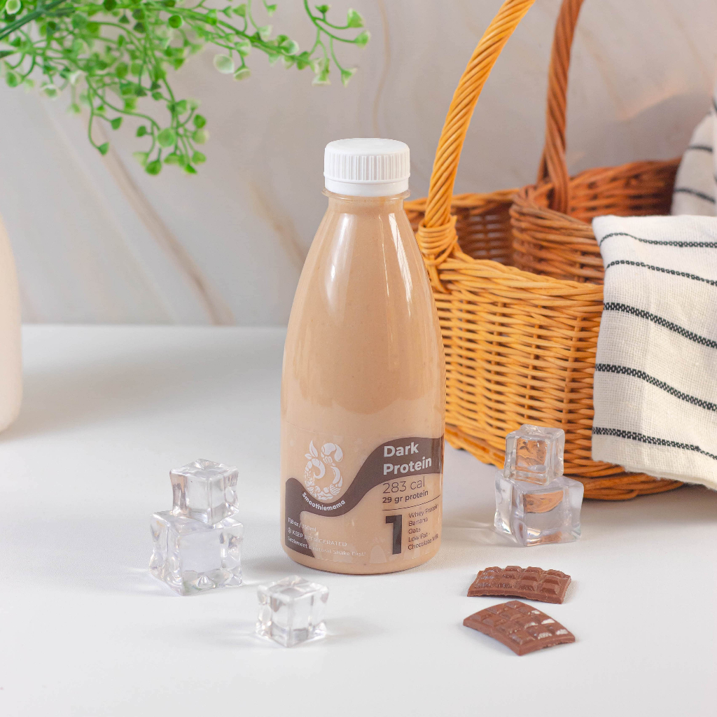 

SMOOTHIEMAMA Dark Protein Smoothie 350ml Jus Padat Diet Detox