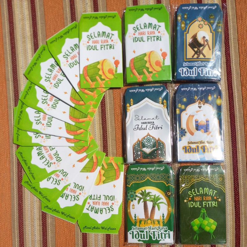 

AMPLOP LEBARAN 2025 ISI 10PC UKURAN 6x9 MOTIF BARU