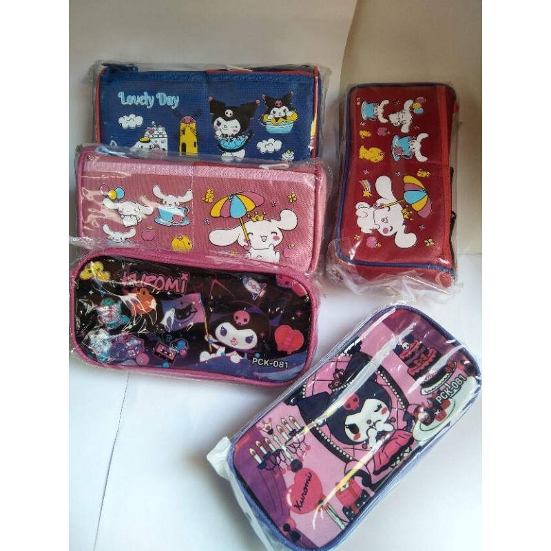 

Dompet Pensil Sanrio / Tempat Pensil Sanrio Kuromi & friends Lucu