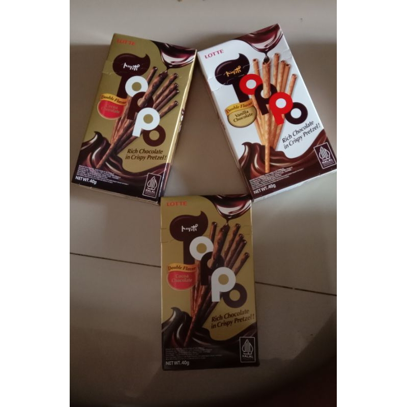 

Toppo Double Flavor Vanila Coklat/CoCOA CHOCOLATE