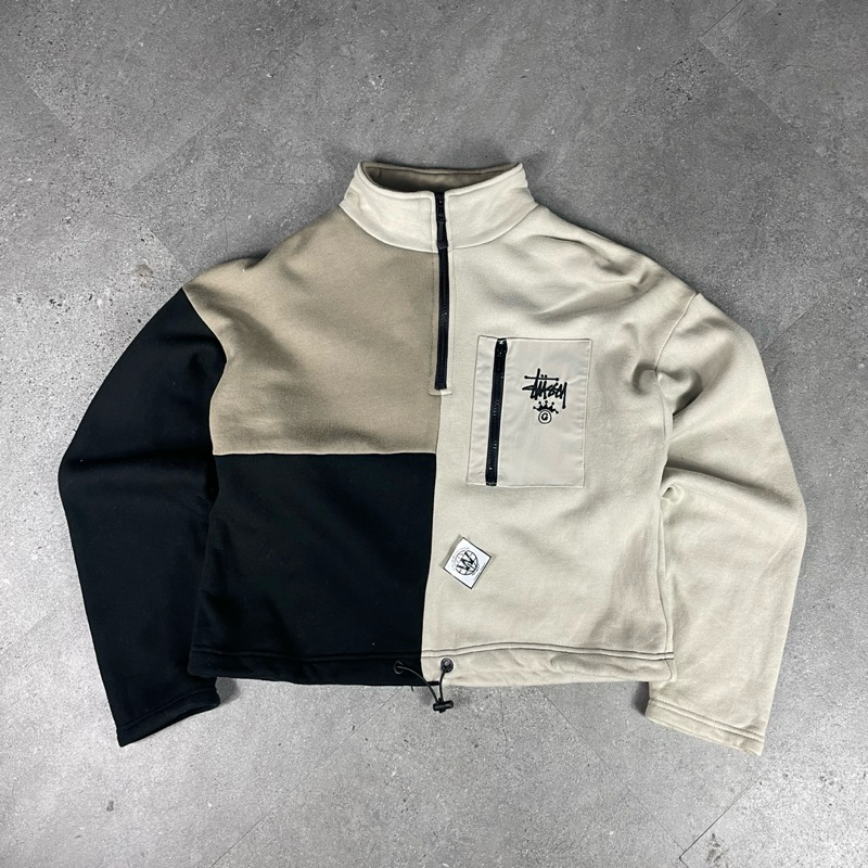 stussy jacket crop boxy fit second