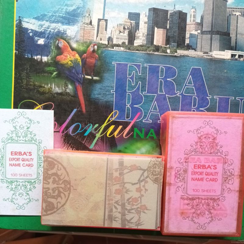 

ERBA PROMO KARTU NAMA ERA BARU | PRODUK DIJAMIN ORIGINAL | HARGA TERMURAH | KARTU NAMA ISI 100 | KARTU NAMA POLOS | KARTU NAMA BERGAMBAR
