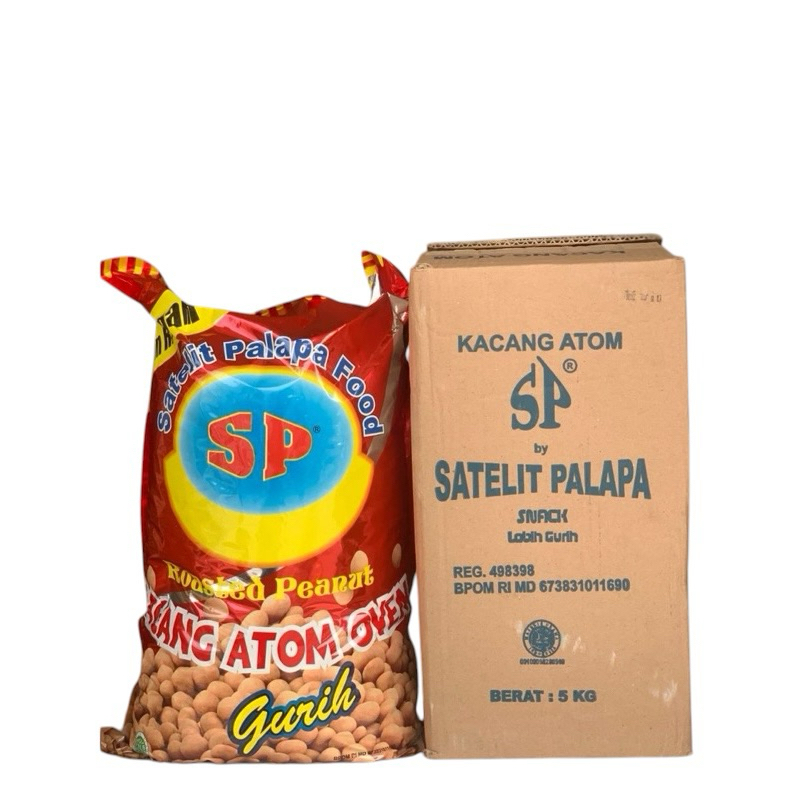 

1 DUS (5Kg) KACANG TELOR TELUR ATOM SPESIAL SATELIT PALAPA / KACANG TELOR OVEN / KACANG TELUR PANGGANG