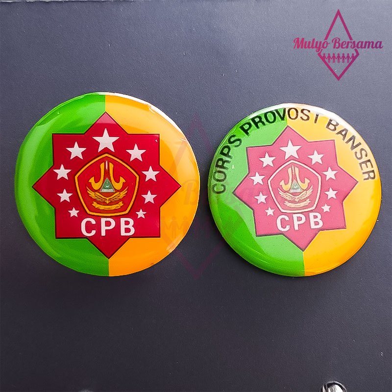 Emblem Pin Banser Pin Logo Corp Provost Banser Pin CPB - Mulyo Bersama