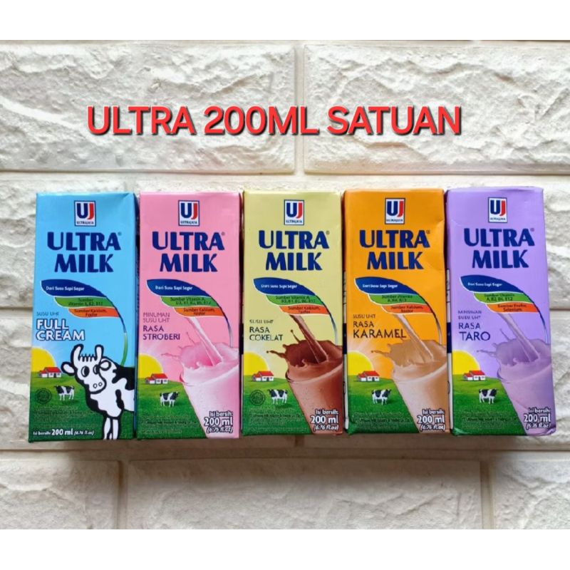 

Ultra Milk Uht 200ml Satuan