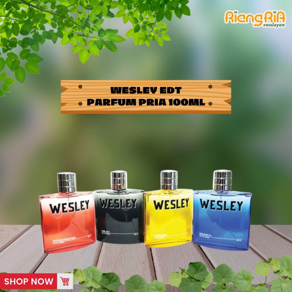 Wesley Eau De Toilette Parfum Pria