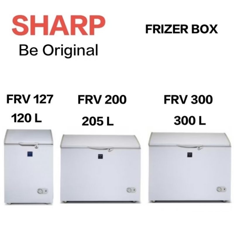 Freezer Box Satu Pintu Sharp 120L/200L Dan 300 Liter FRV 127/FRV 200 /FRV 300