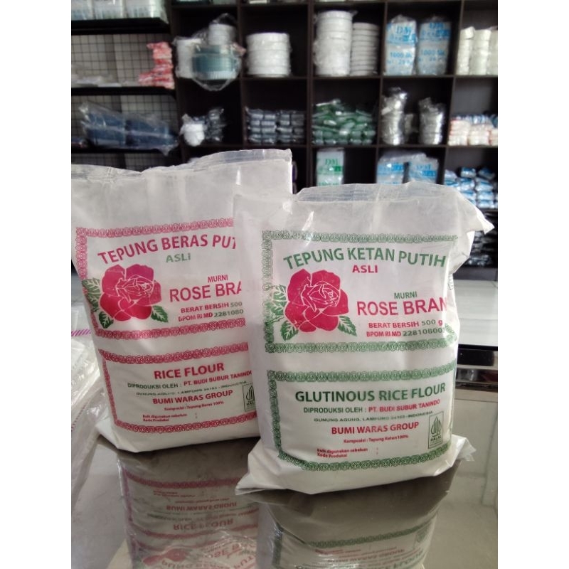 

Rosebrand Tepung Beras Putih dan Tepung Ketan Putih 500g