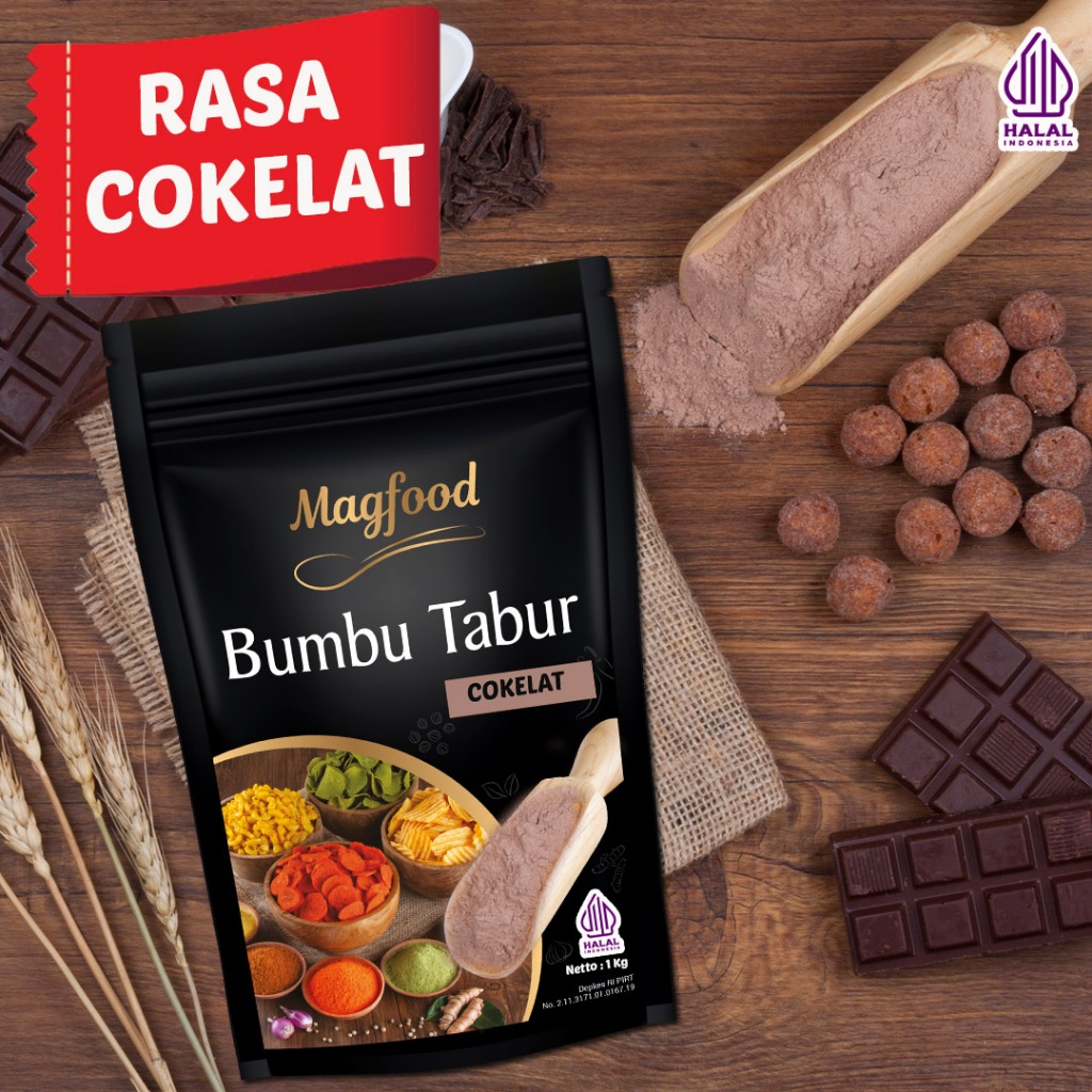 

Magfood Bumbu Tabur Rasa Cokelat 500 Gram