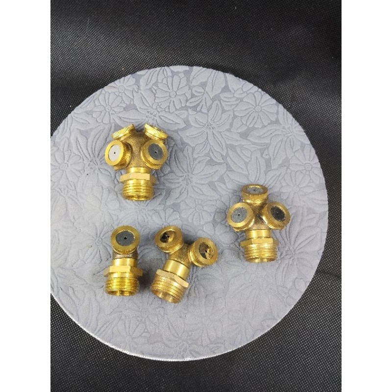 kepala sprayer kabut kuningan 1/2 inch mata 1234