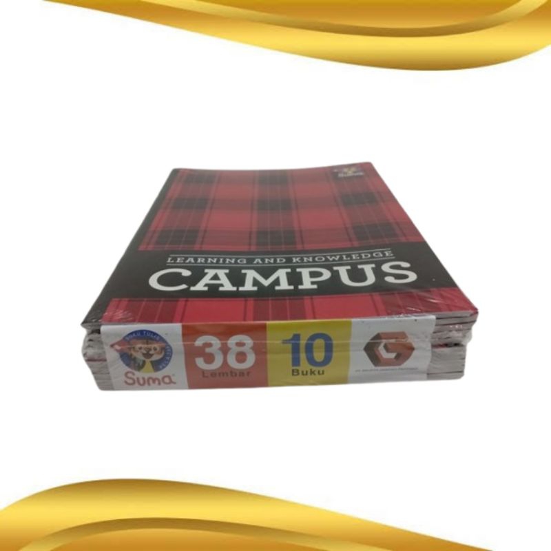 

Promo Buku Tulis Panjang/Buku Tulis Besar Campus Suma 38 & 50 Lembar Isi 10 Buku (1 Pack)