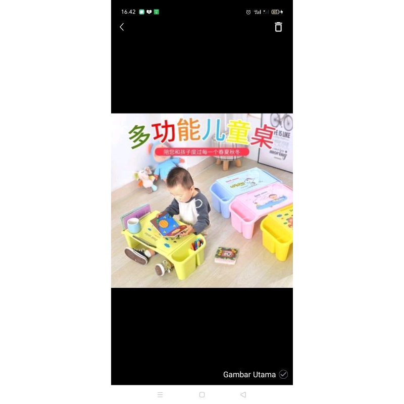 MEJA BELAJAR ANAK / MEJA PLASTIK ANAK