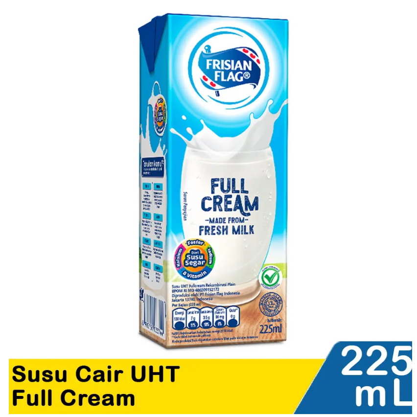 

Frisian Flag Susu Cair UHT Full Cream 225 ml