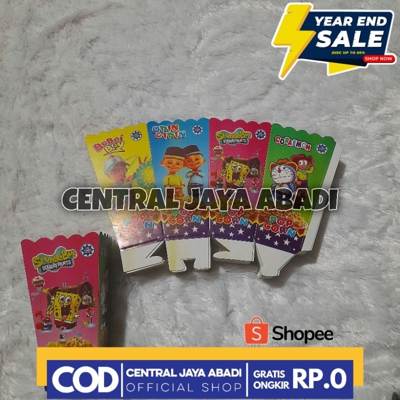 

[YEAR END SALE] 600 LEMBAR KERTAS POPCORN PRODUK TERBARU | BOX KEMASAN POPCORN BERKUALITAS | KEMASAN POPCORN IVORI PUTIH MURAH | DUS POPCORN DUPLEK PUTIH | KOTAK POPCORN LAMINASI FOIL | TOKO POPCORN OFFICIAL | CENTRAL JAYA ABADI | ARINA SHIVA GROUP 25