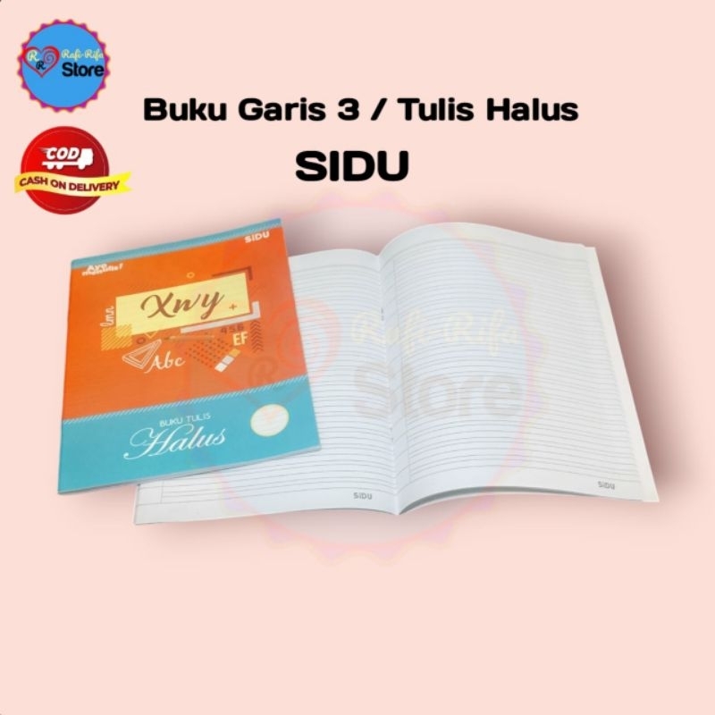 

Buku Tulis Garis 3 Menulis Halus SIDU