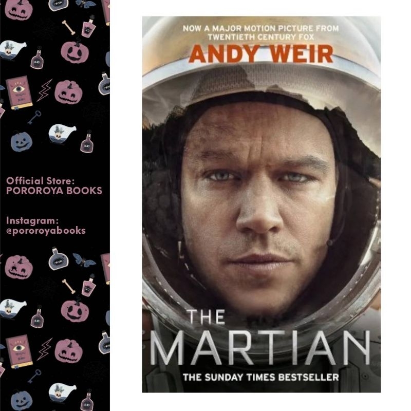 PO Buku ORIGINAL Novel THE MARTIAN Andy Weir English Paperback Scifi Science Fiction Novel Film Matt