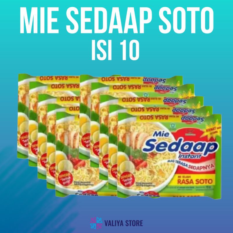 

MIE SEDAAP SOTO ISI 10 PCS MURAH PROMO