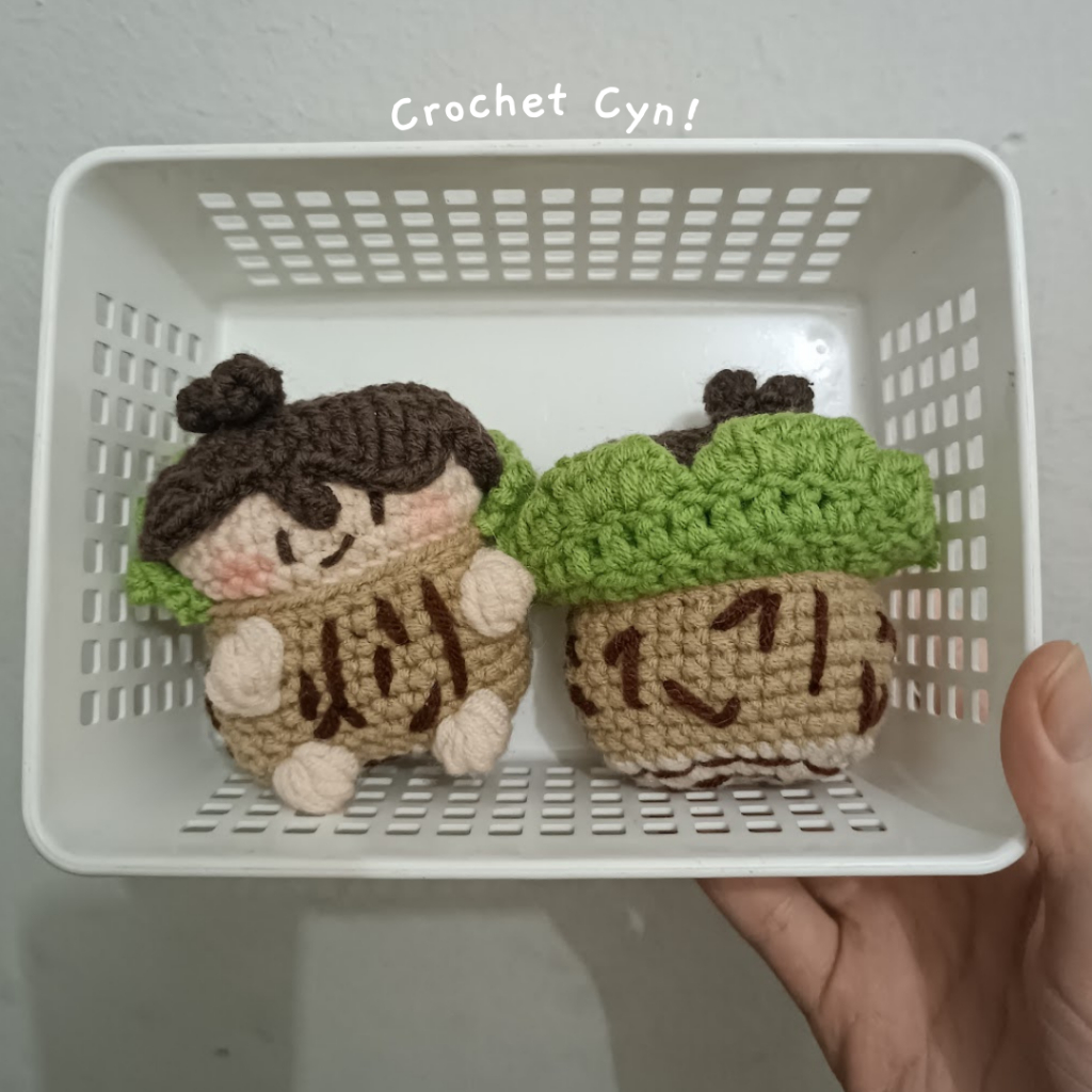 crochet mini treekawa | amigurumi oikawa tooru | anime haikyuu | oikwawa tree crochet keychain