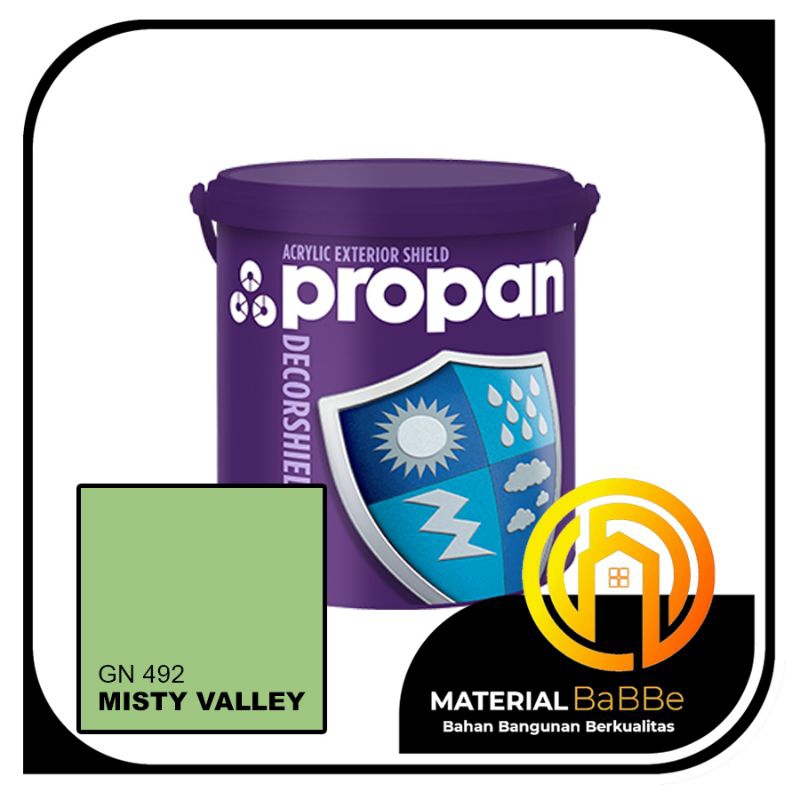 Propan Decorshield GN 492 Misty Valley 2,5 Liter | Cat Dinding Luar
