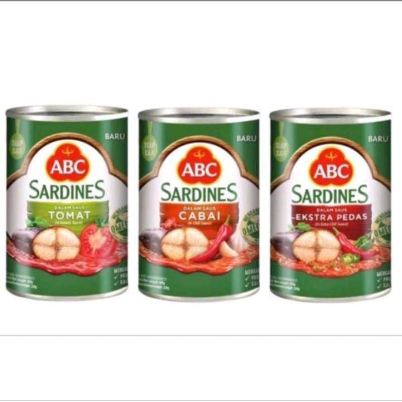 

Sarden ABC 1 Kaleng 300 gram