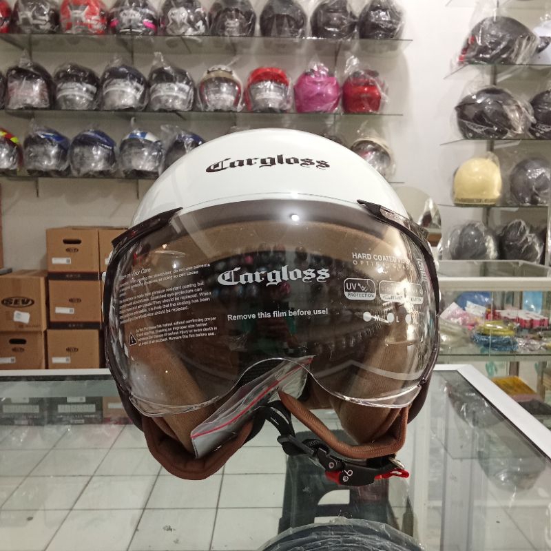 HELM CARGLOSS HIJAB PUTIH ORIGINAL