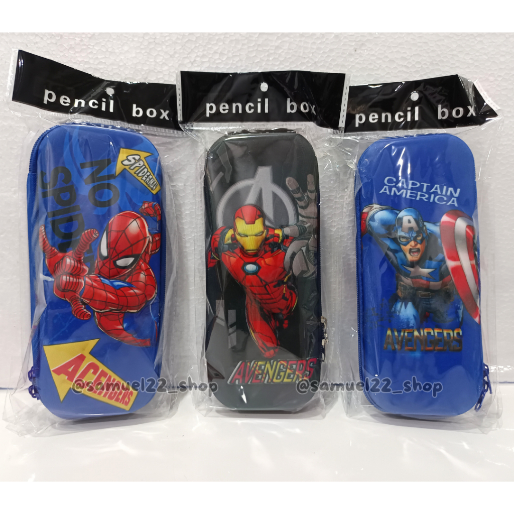 

Tepak Pensil / Tempat Pensil Kain Karakter Superhero Avengers Gambar Timbul 099