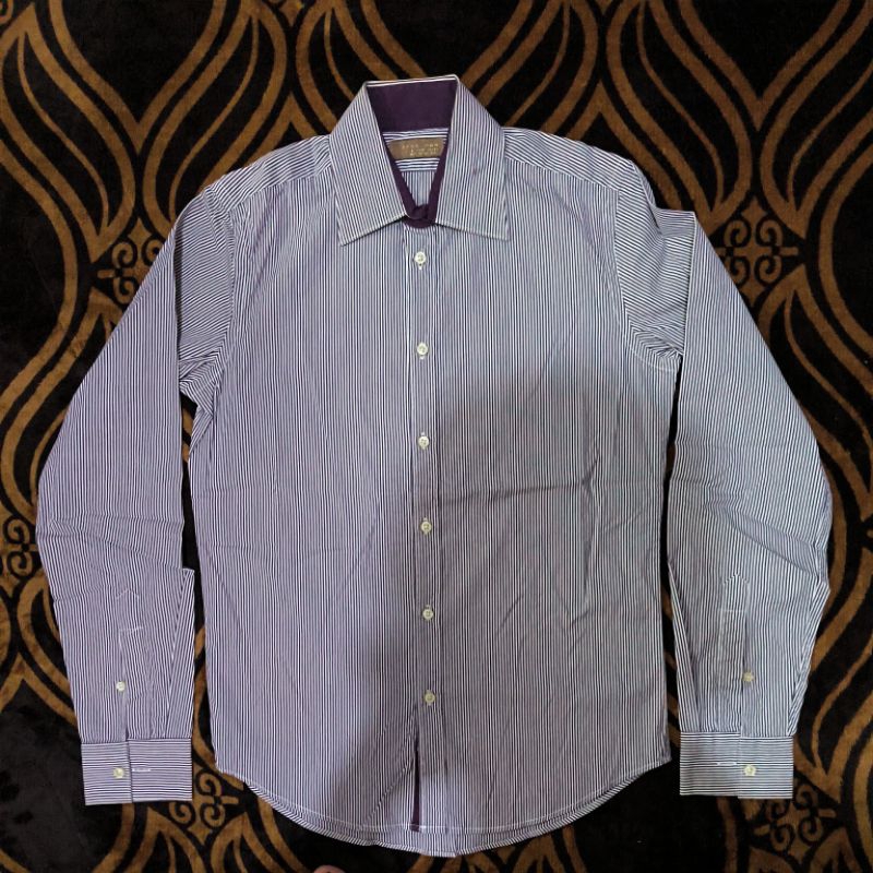 Kameja Garis Garis Merk Zara Man Tangan Panjang Second Like New (Preloved)