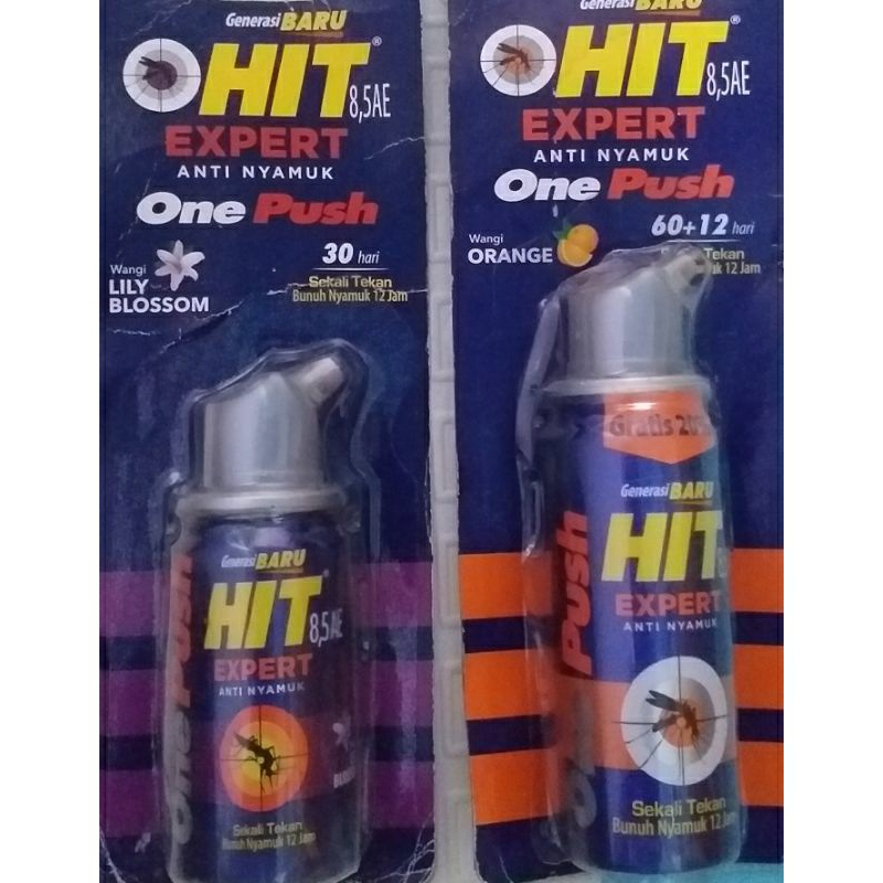 HIT 8,5AE EXPERT ANTI NYAMUK ONE PUSH (10ml & 16 ML)