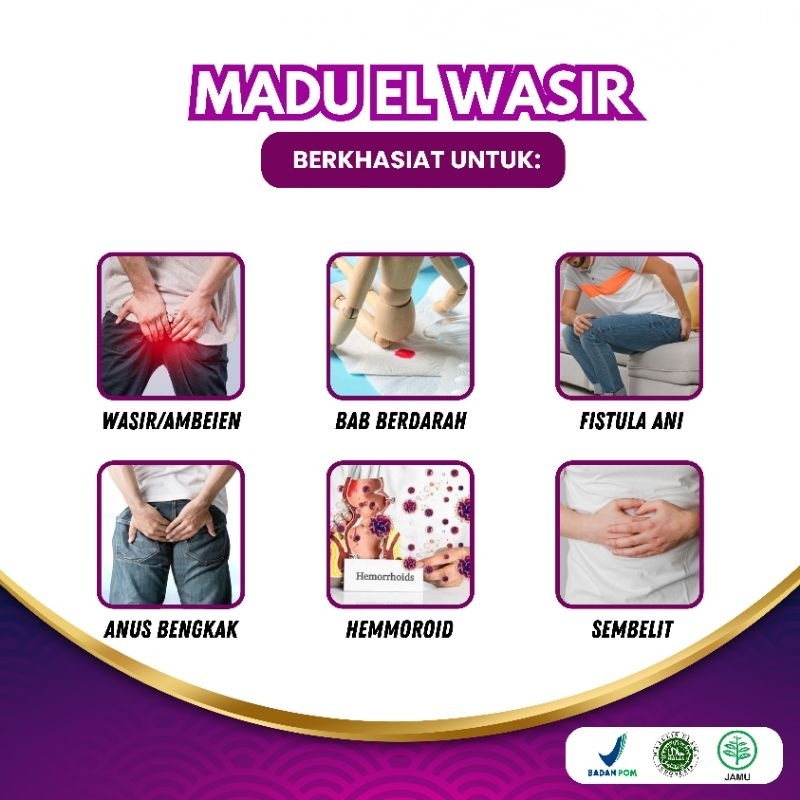 Obat Ambeien Madu EL WASIR 200 ml