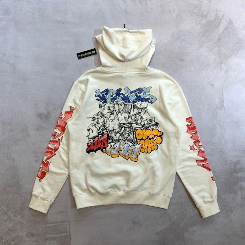 HOODIE OW "GRAFFITY WHITE" (1:1 MARKET)