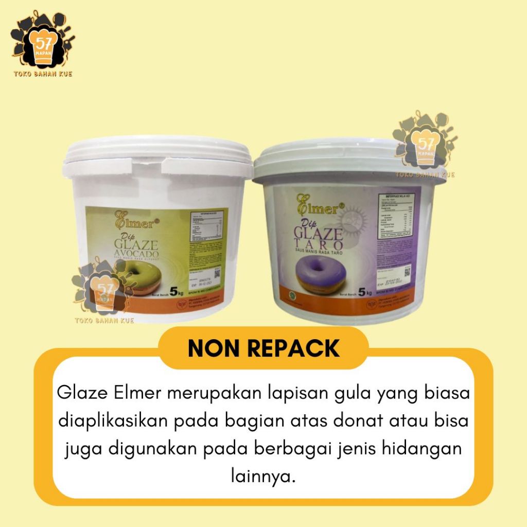 

DIP GLAZE ELMER TARO DAN AVOCADO 5 KG