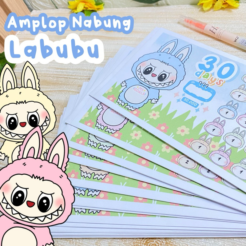 

Amplop Nabung Labubu Tantangan Menabung (MINIMAL ORDER 5 LEMBAR BOLEH CAMPUR)