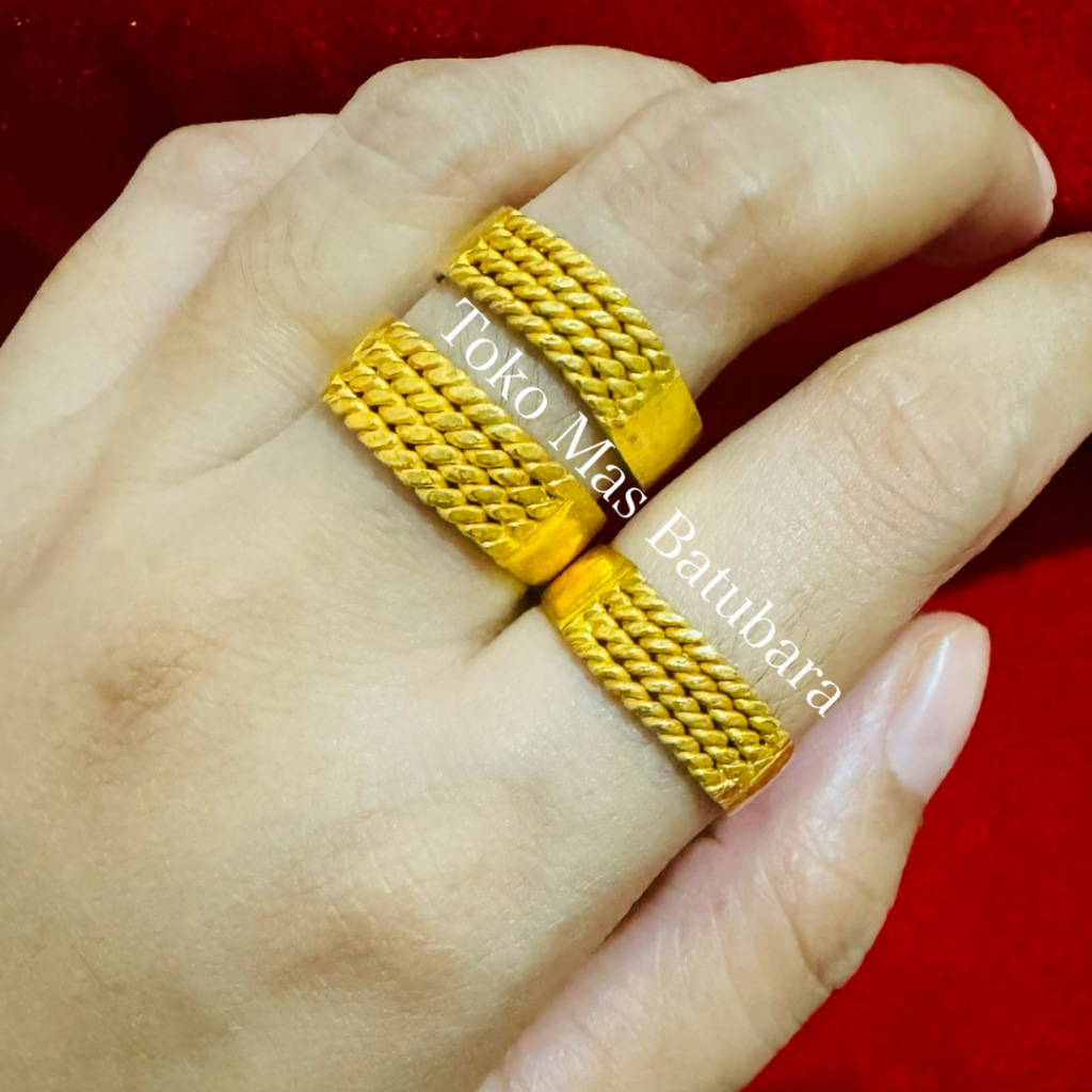 CINCIN MODEL BALIGE EMAS LONDON 24K/20K