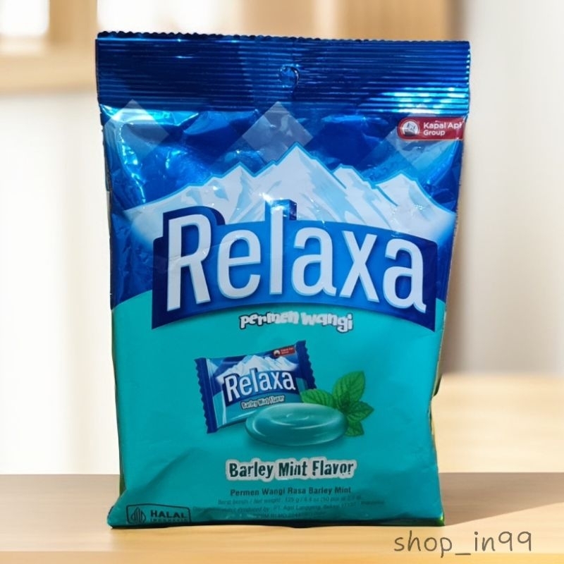 

Relaxa permen rasa barley mint 120g (50pc)