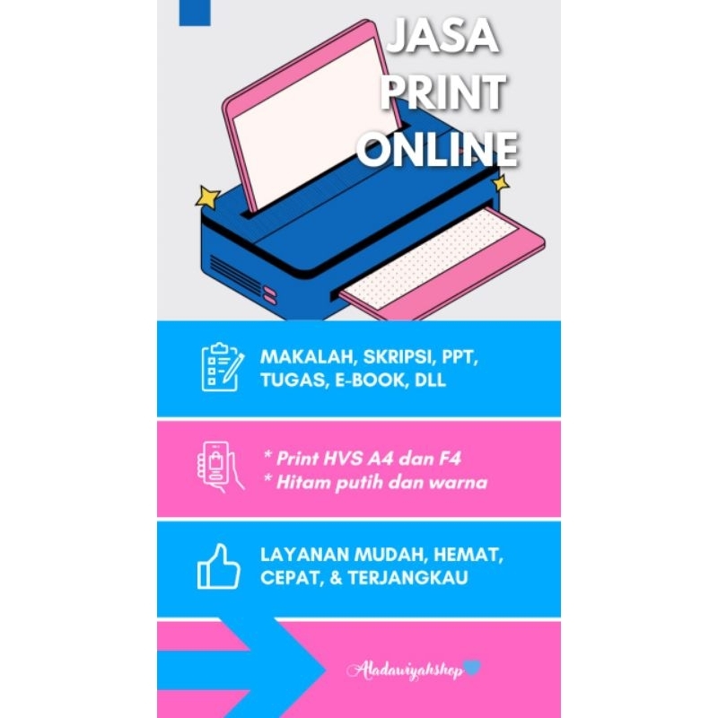 

Print Kertas HVS Print Tugas Print Instan online
