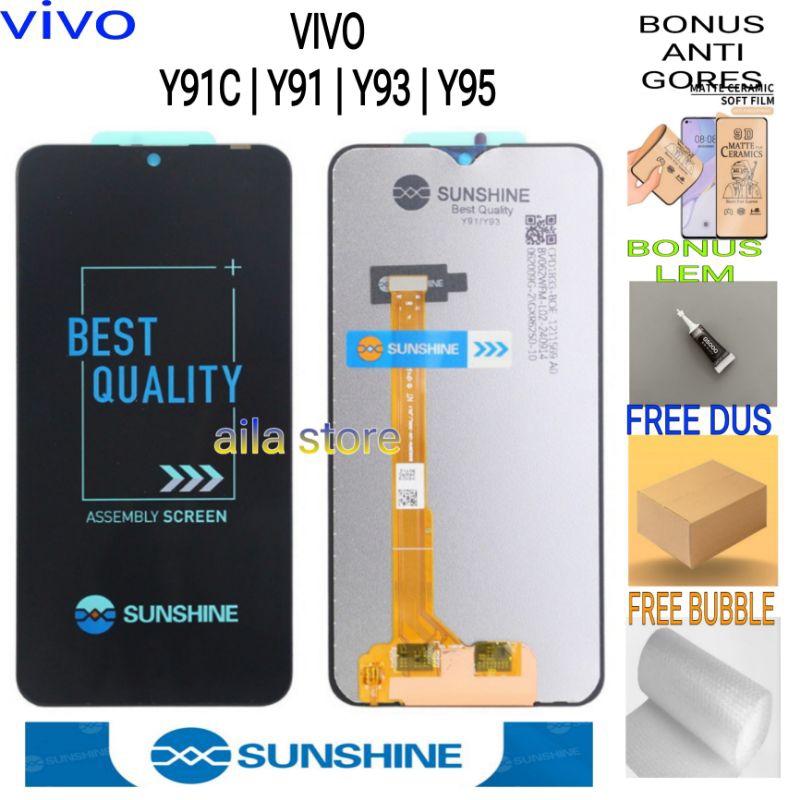 LCD TOUCHSCREEN VIVO Y91/Y91C/Y93/Y95 ORIGINAL SUNSHINE FULL SET