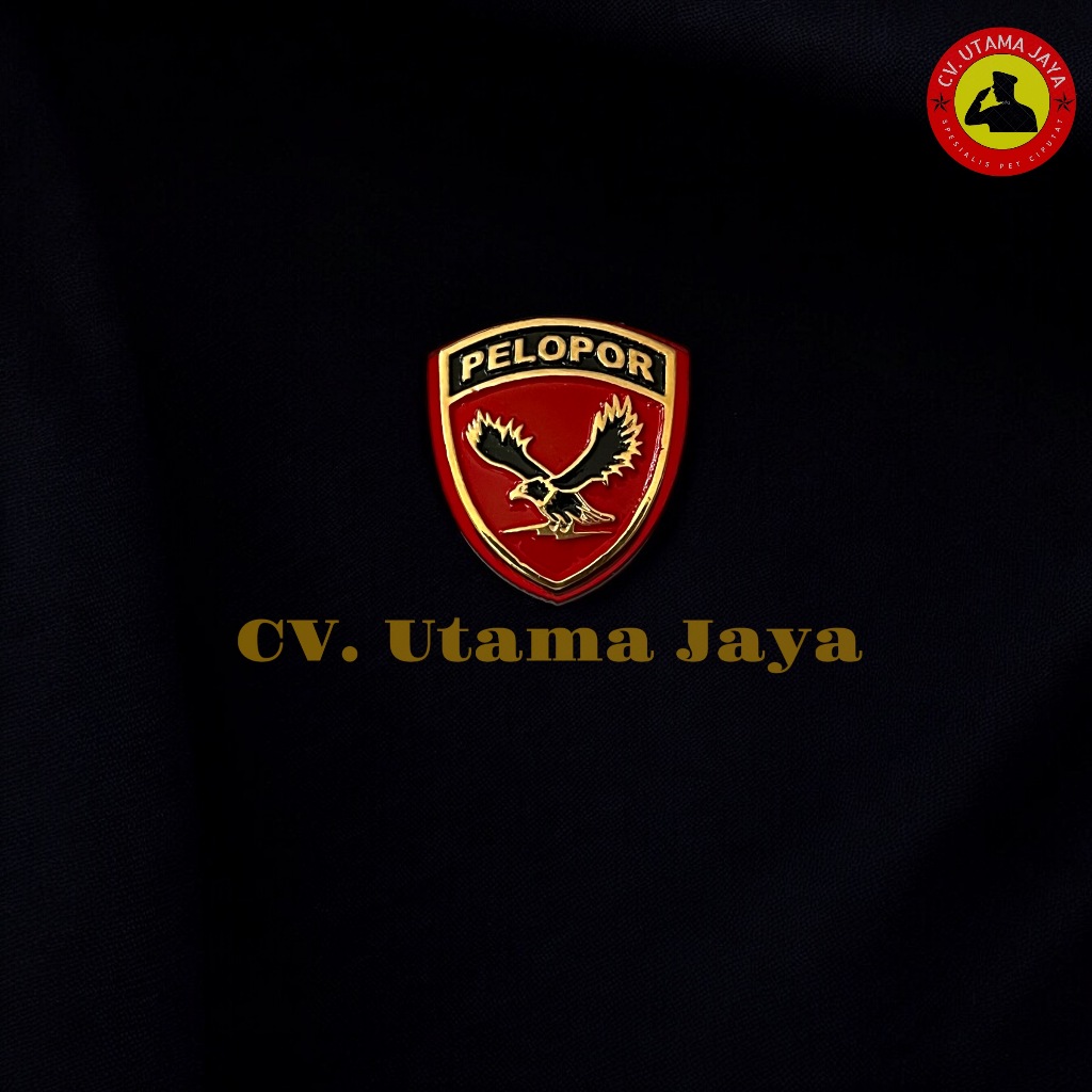 Pin Pelopor Brimob | Brevet Pelopor Polri Polisi