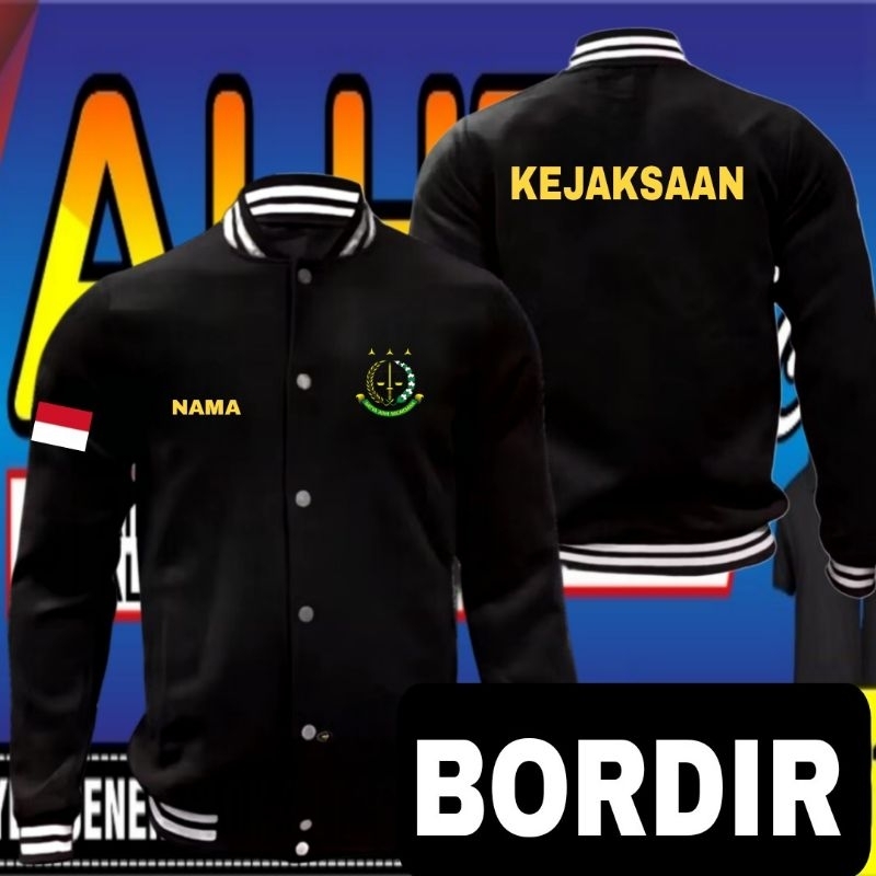 Jaket bordir kejaksaan jaket kejaksaan jaket baseball kejaksaan varsity kejaksaan Jaket kerja kejaks
