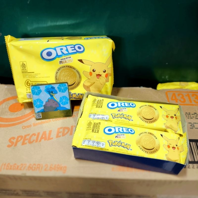 

[DAPAT 12pcs] OREO PIKACHU LIMITED EDITION FREE PHOTOCARD OREO TERMURAH