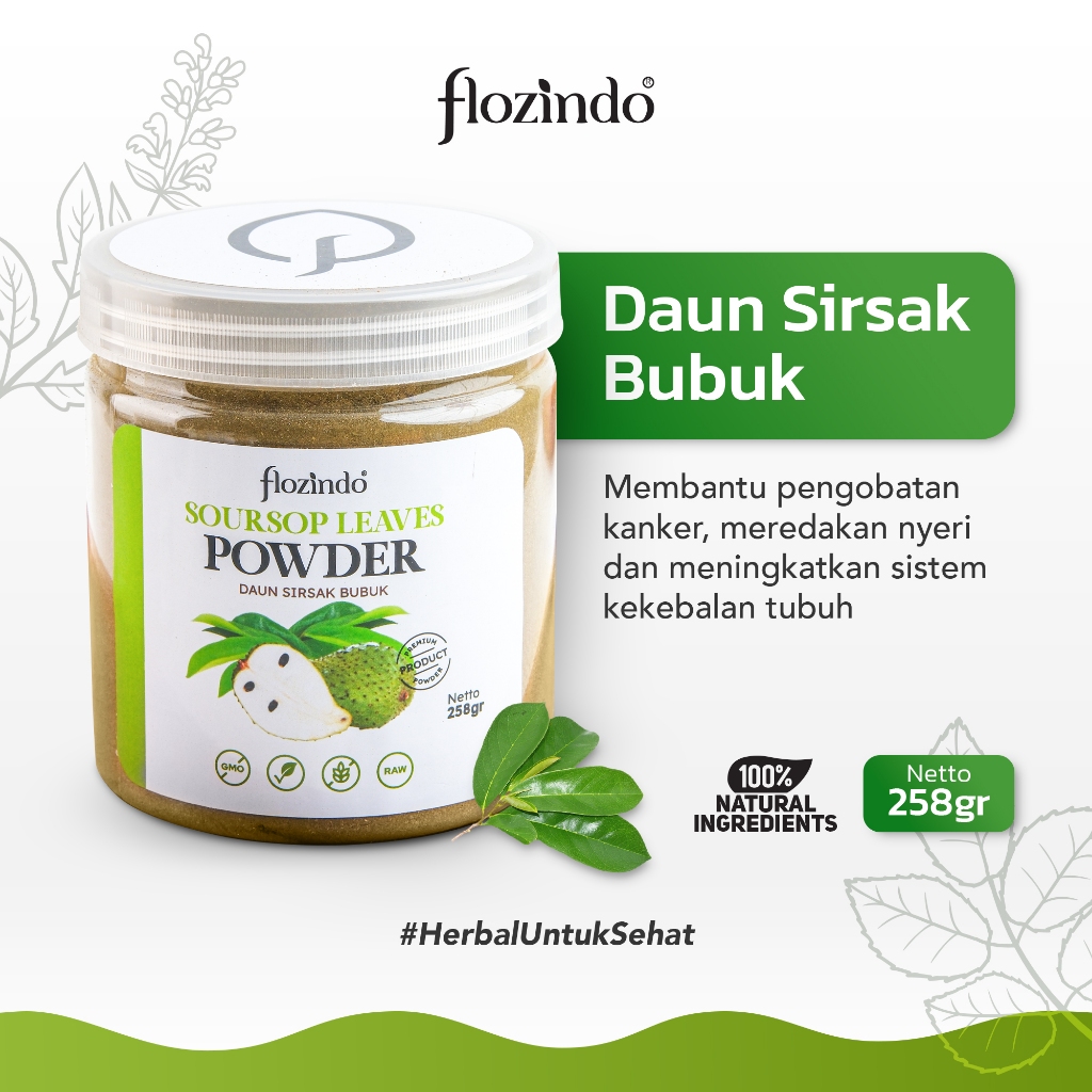 

Myorganic Soursop Leaves Powder / Daun Sirsak Bubuk