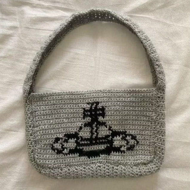 Zabillome Custom Shoulder Bag Vivienne Westwood Crochet Shoulder Bag