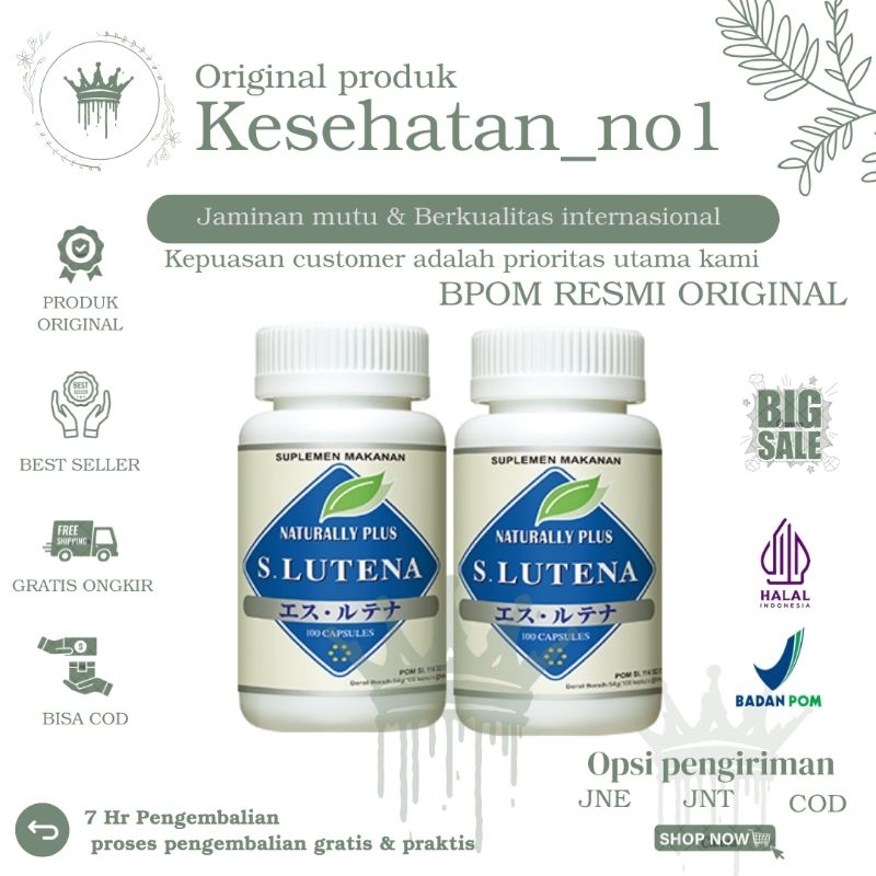 OBAT S.LUTENA SUPLEMEN MATA ASLI JAPAN S LUTENA ORIGINAL ( toko_herbalis09 )