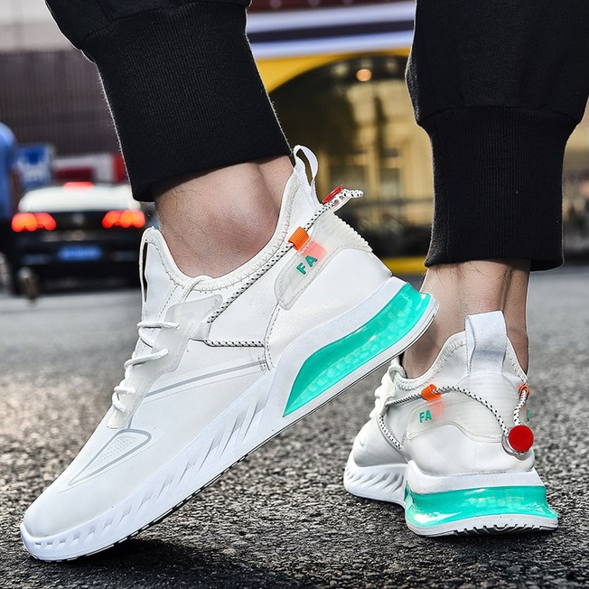 Sepatu Sneakers Pria Wanita Import - Sneakers FAX WUDEX - D2 - Cassual Shoes Sport Olah Raga Lari - 