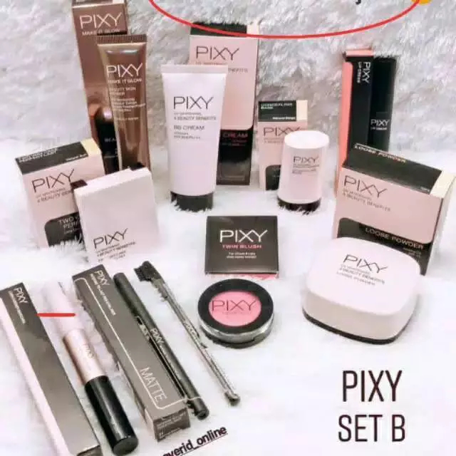 PIXY PAKET MAKE UP Glowing/ Make Up Satu Set Seserahan